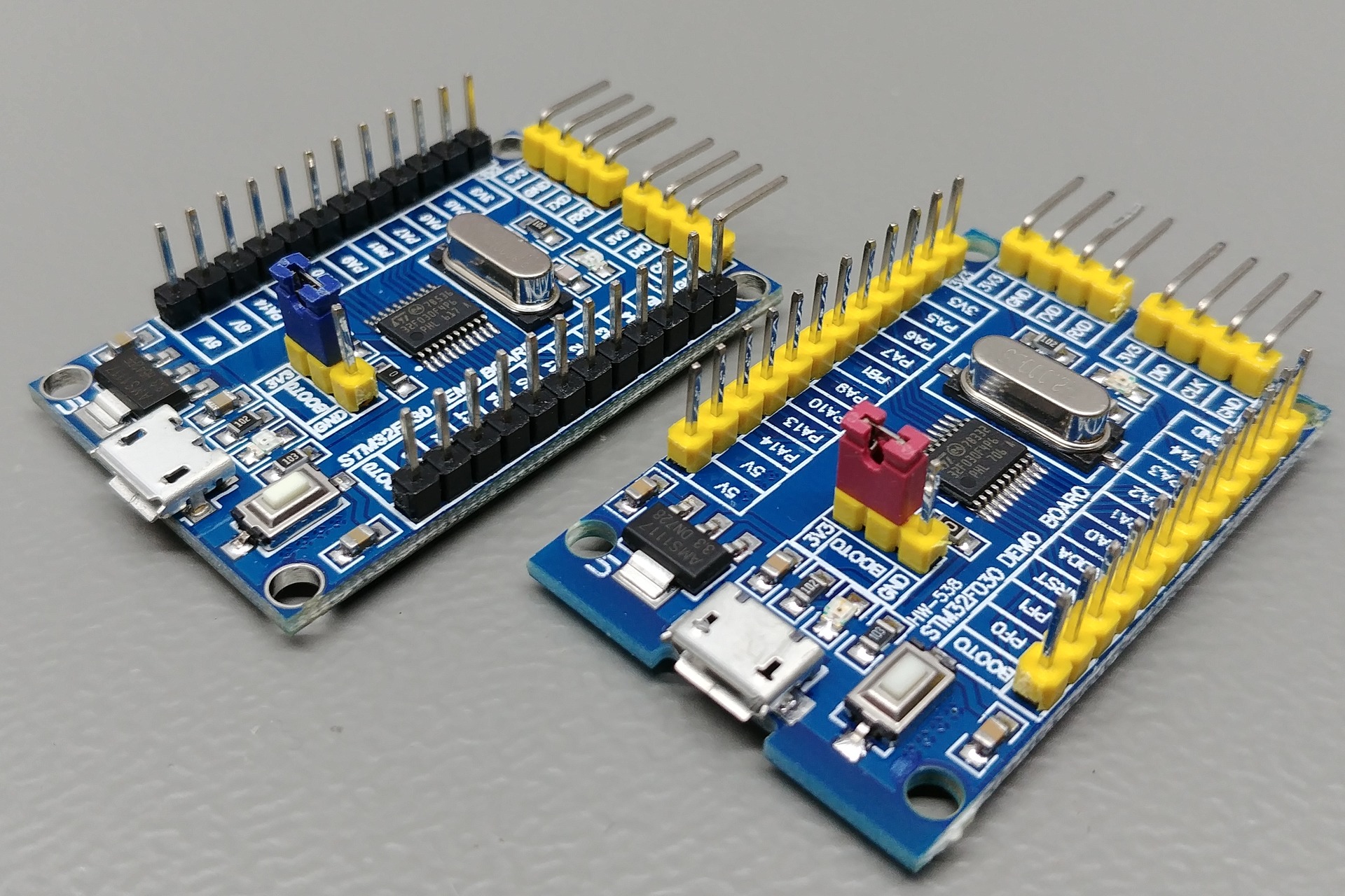 Picture of the STM32F030 DEMO BOARD V1.1
