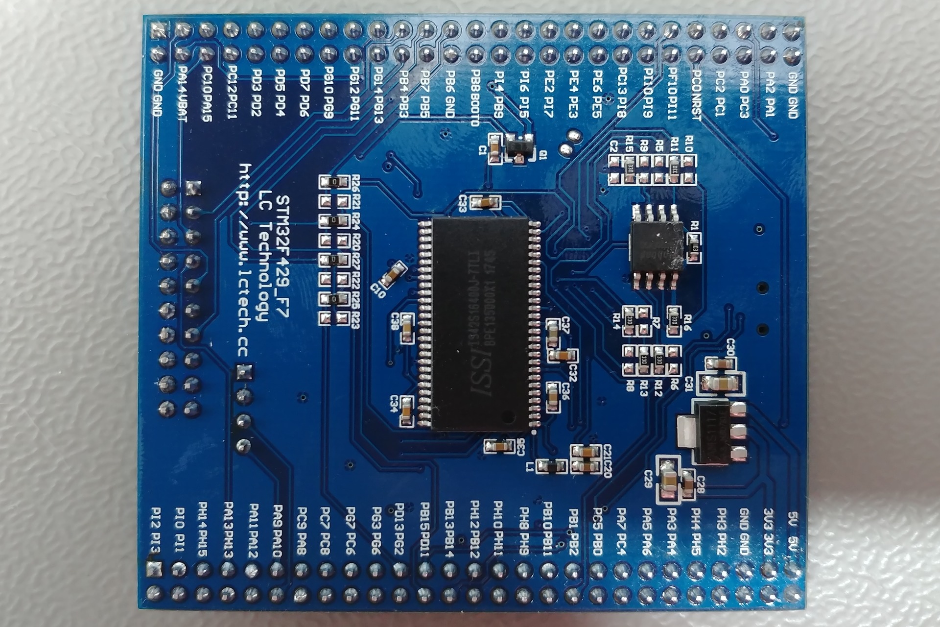 LC Technology STM32F429IGT6: Bottom view